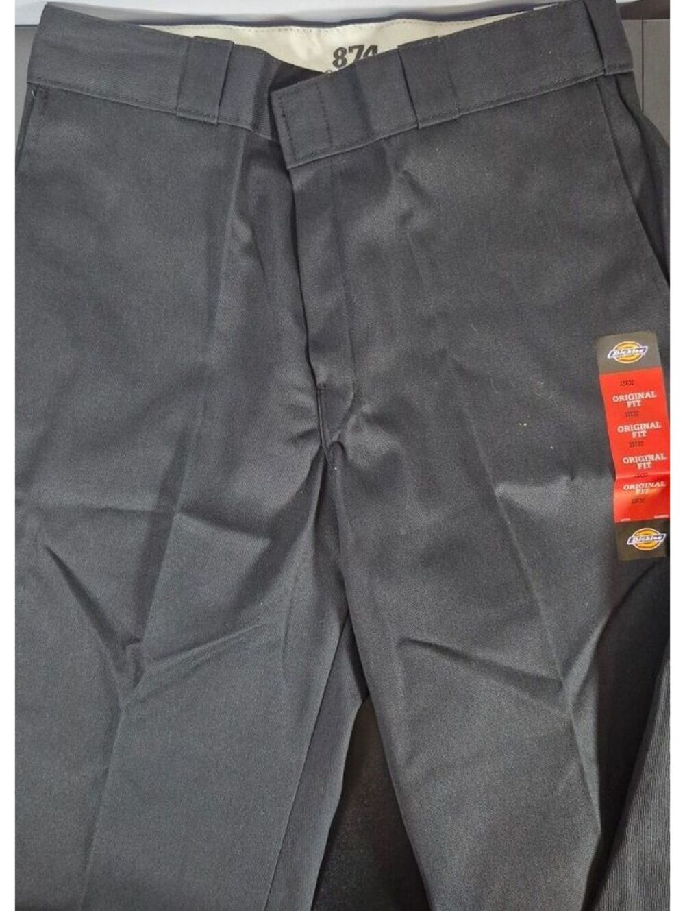 NWT Dickies 874 Original Fit Black Work Pants 33x32